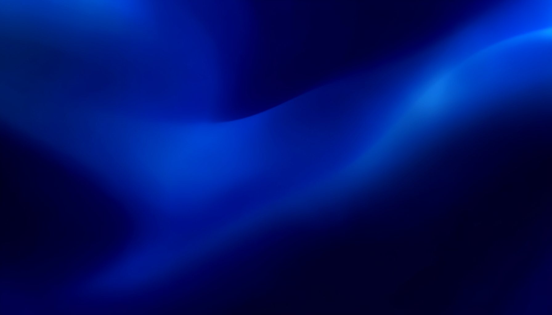 Abstract flowing gradient in deep indigo and blue tones, smooth and luminous, evoking a modern digital learning atmosphere